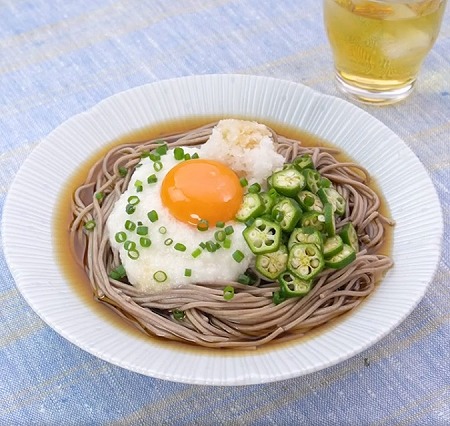 ネバネバおろし冷やし蕎麦